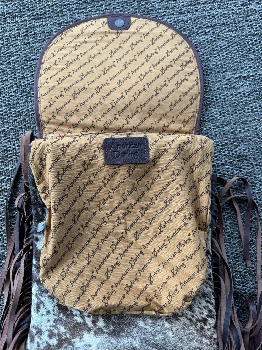 Louis Vuitton Monogram Fringe Crossbody Bag in Brown Used once - see pictures